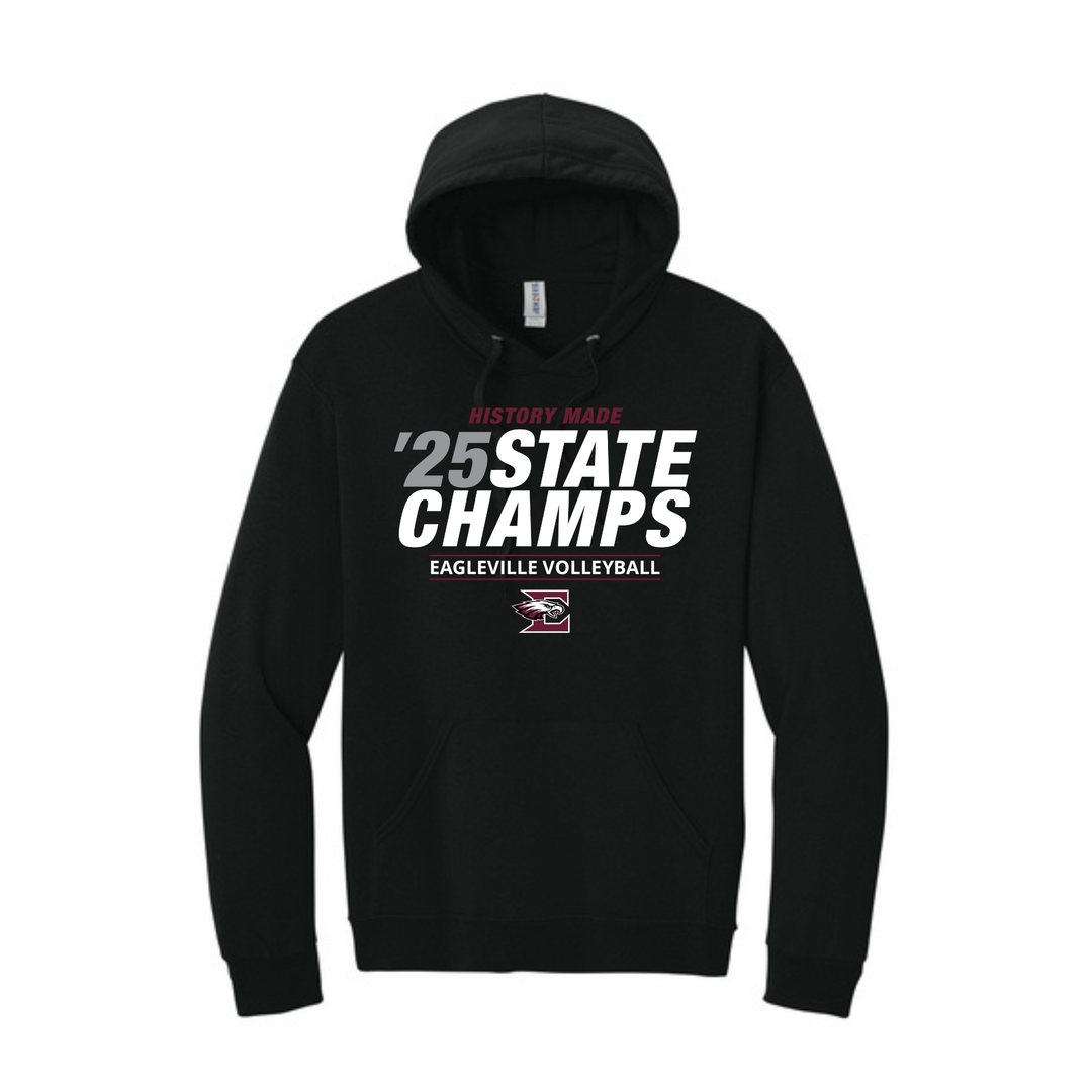 Volleyball State Champs Hoodie | Eagleville High School
