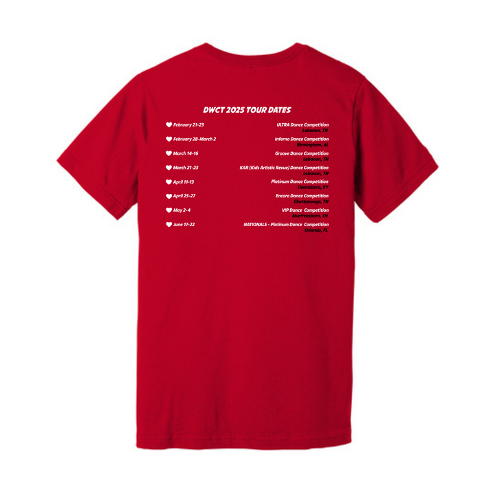 Dance Works Competition Team | Red T-Shirt