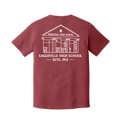 Eagleville School Drawing T-Shirt | Eagleville High School