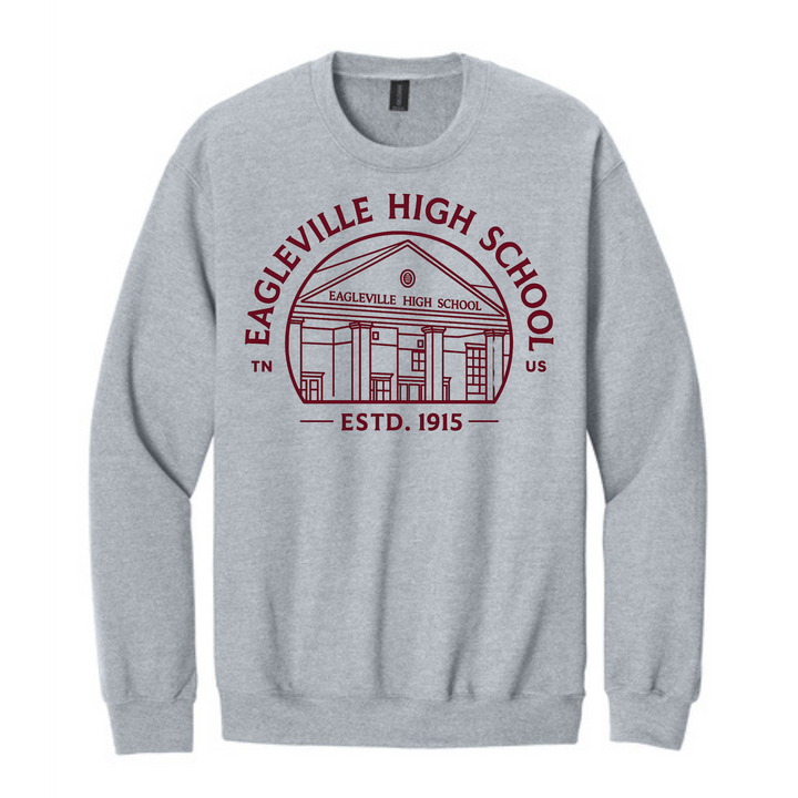 Community Softstyle Crewneck Sweatshirt | Eagleville Football 2026