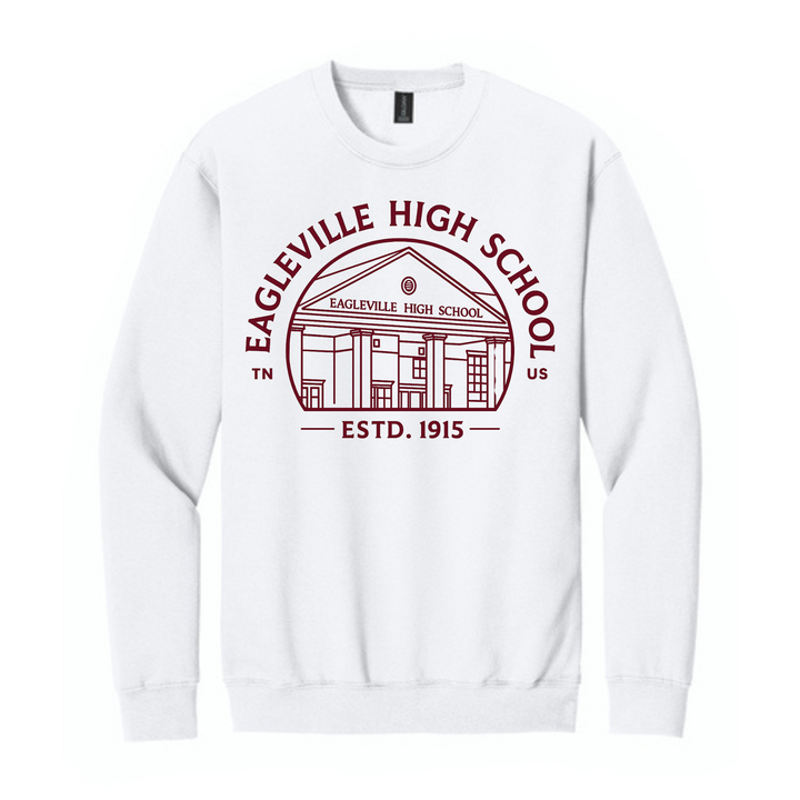Community Softstyle Crewneck Sweatshirt | Eagleville Football 2026