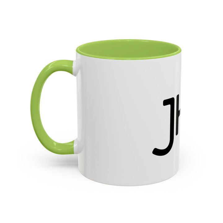 JHA Accent Coffee Mug — Minimal Monogram Ceramic Mug (11/15oz)