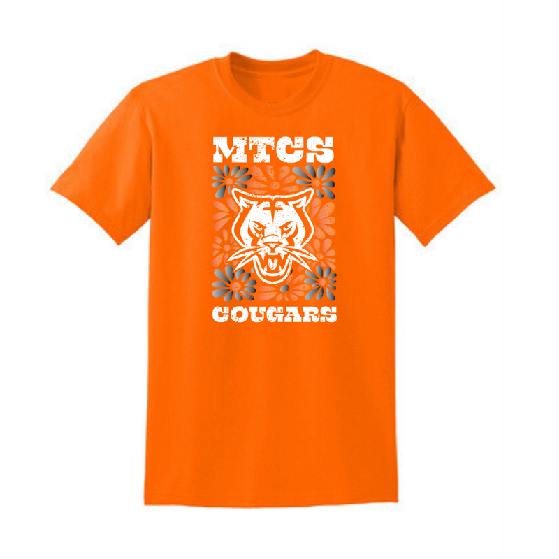 Cougs Cheerleading Floral T-Shirt | MTCS Cheer