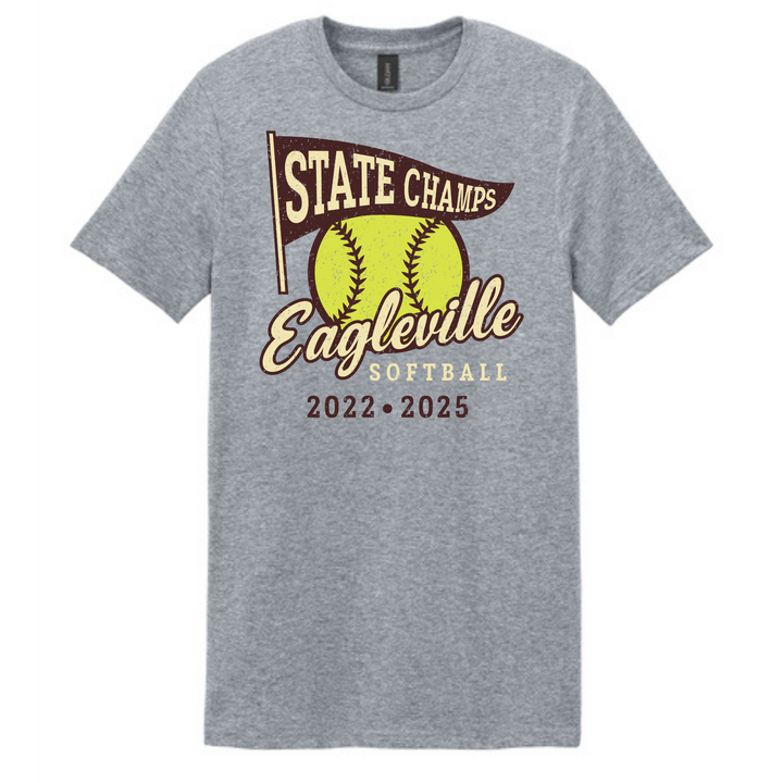 Gildan Softstyle T-Shirt | Eagleville Softball State Champs