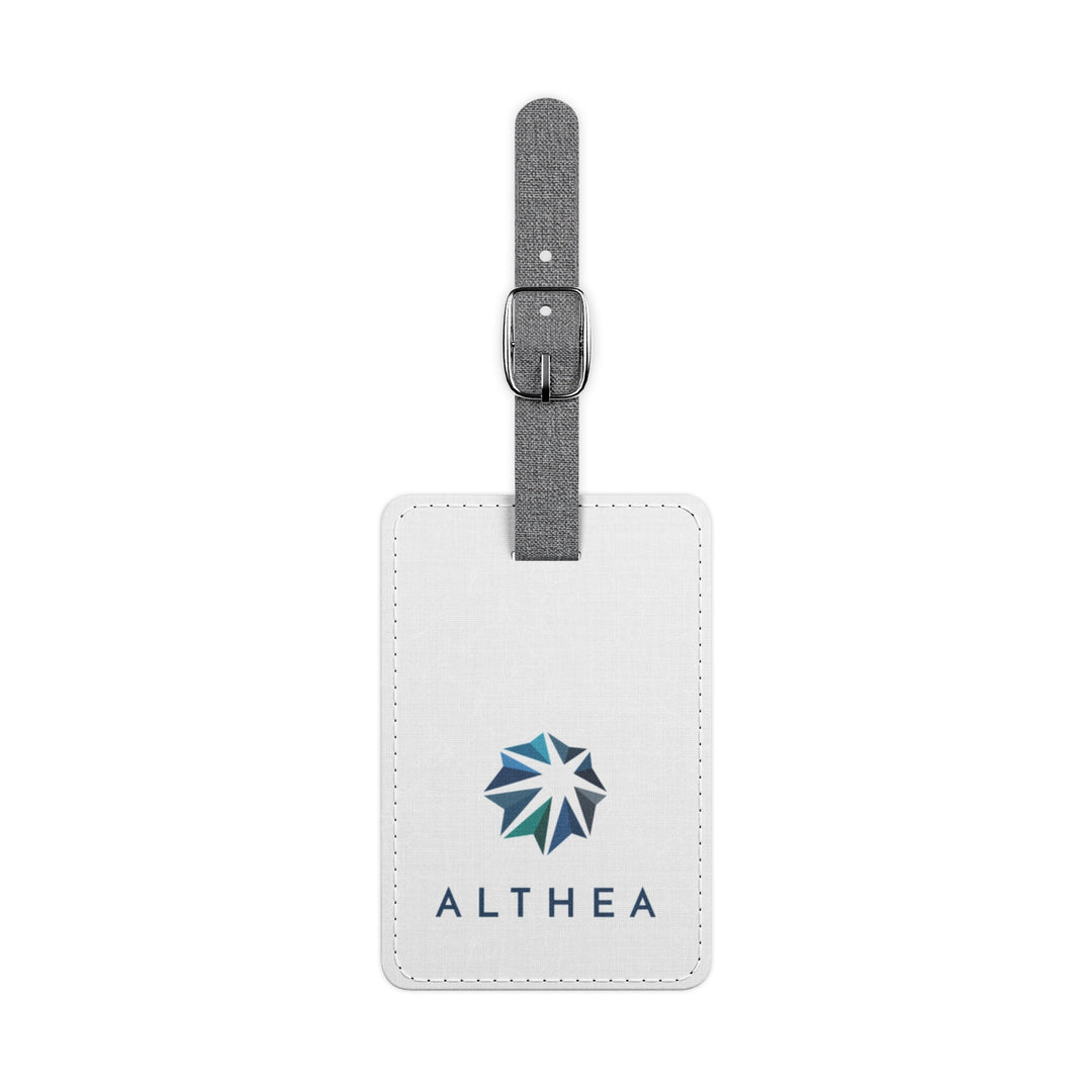 Althea Branded Rectangle Luggage Tag — Travel ID