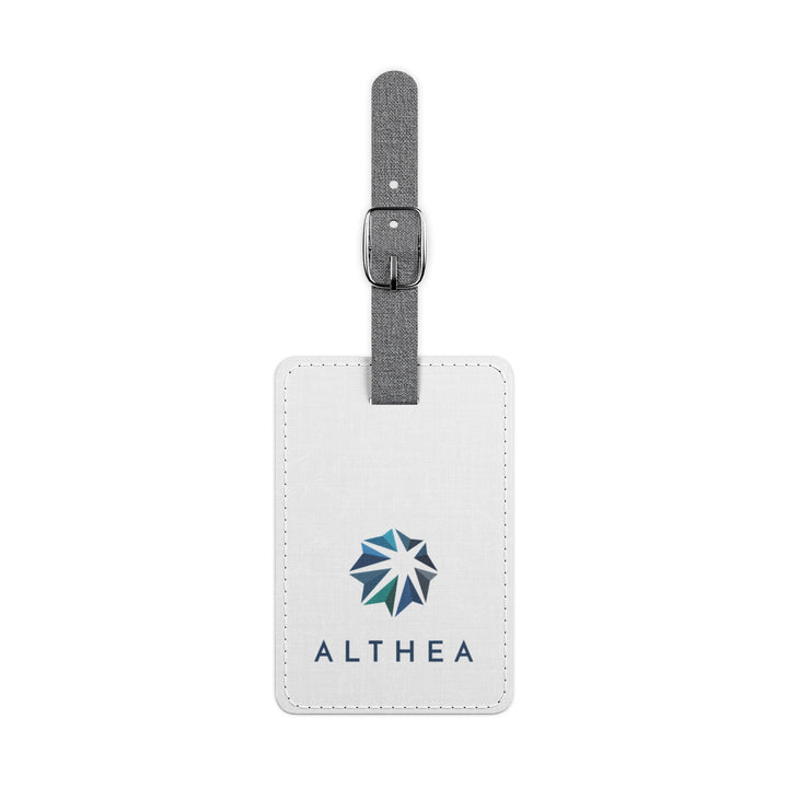Althea Branded Rectangle Luggage Tag — Travel ID