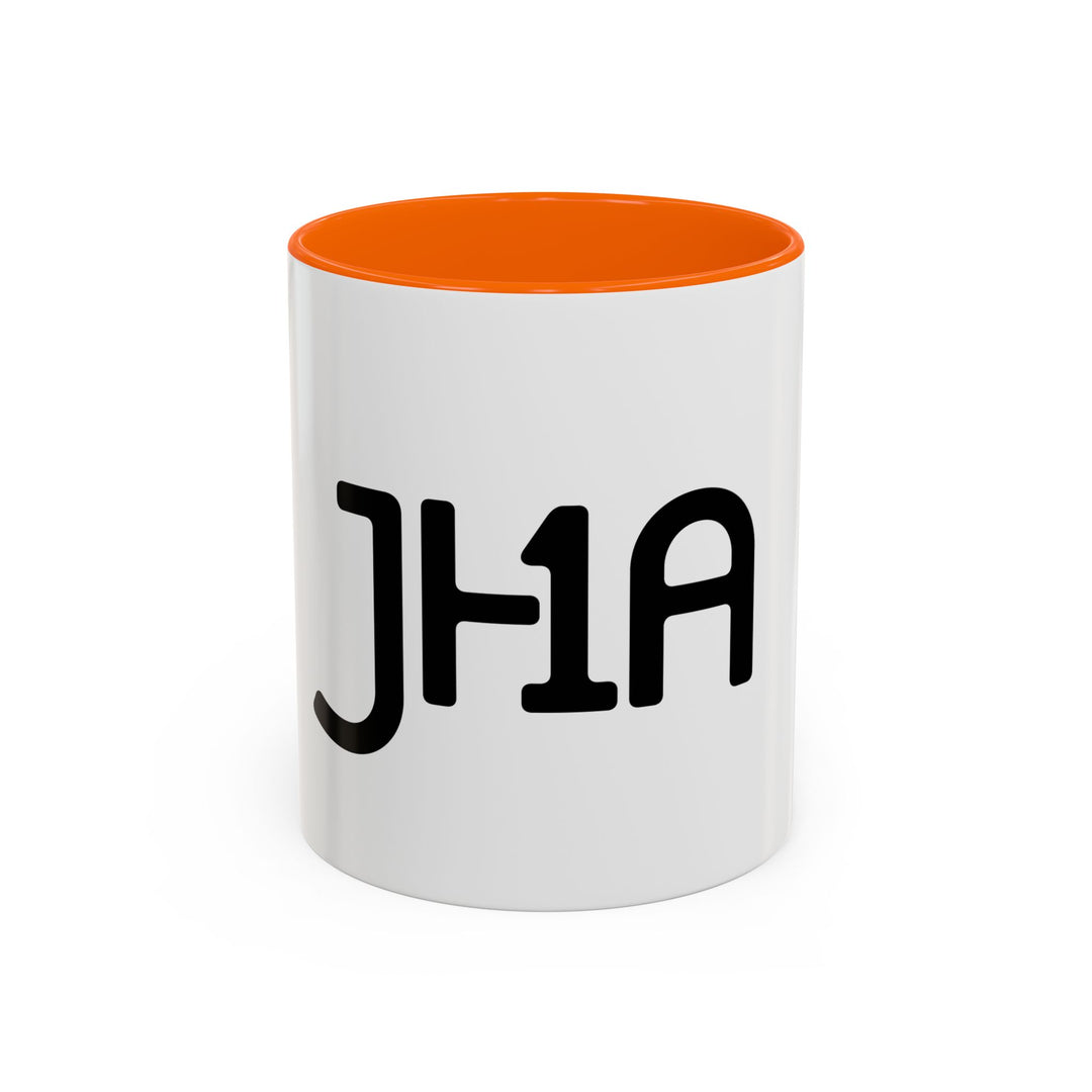 JHA Accent Coffee Mug — Minimal Monogram Ceramic Mug (11/15oz)