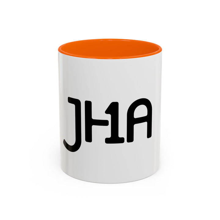 JHA Accent Coffee Mug — Minimal Monogram Ceramic Mug (11/15oz)