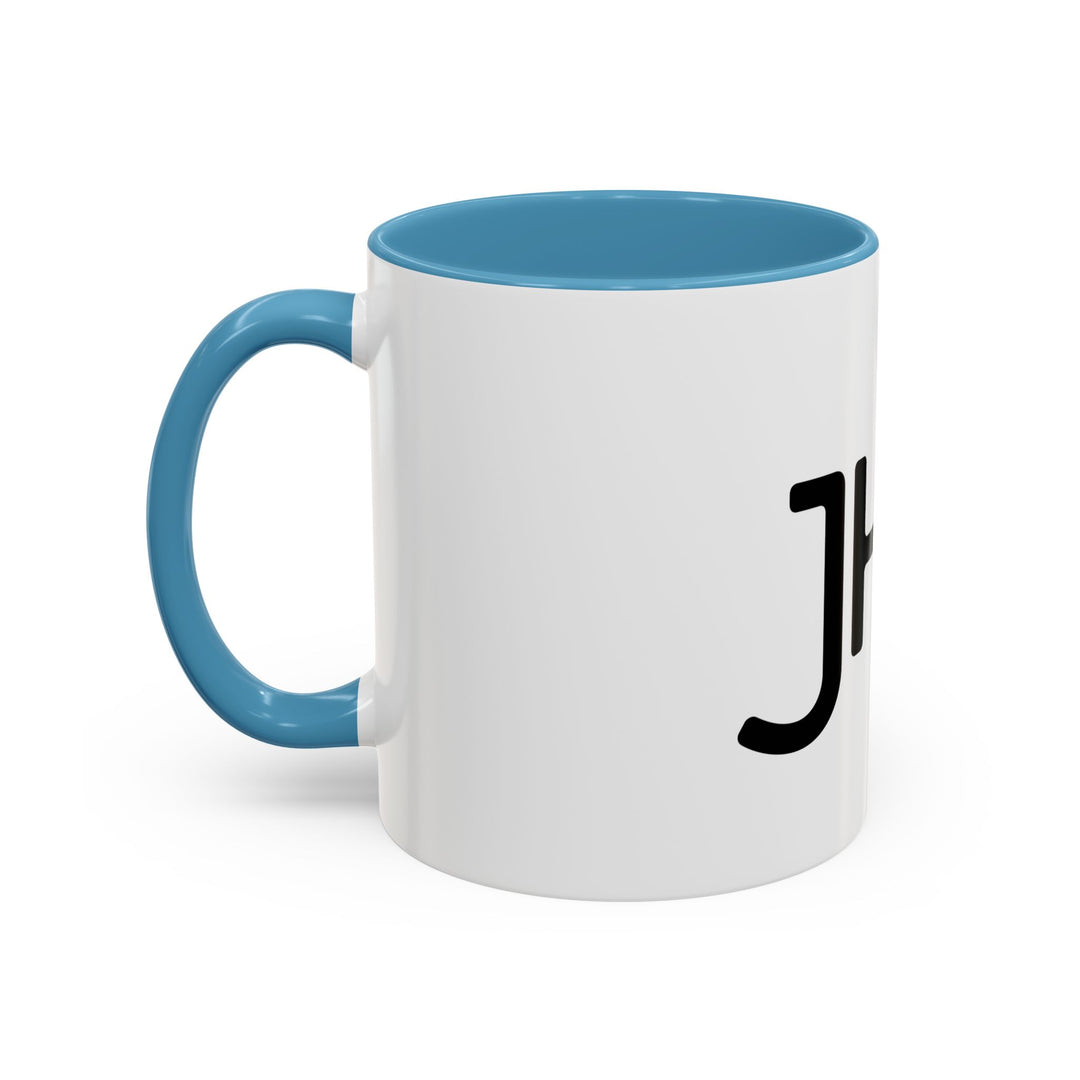 JHA Accent Coffee Mug — Minimal Monogram Ceramic Mug (11/15oz)