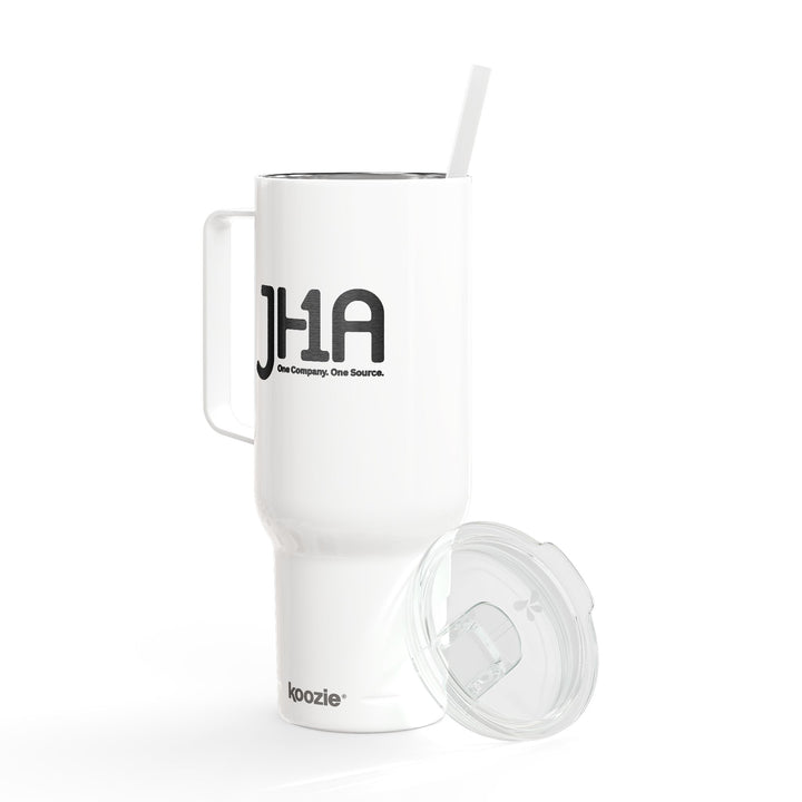 40oz Engraved Insulated Tumbler with Lid – JHA Monogram Travel Mug