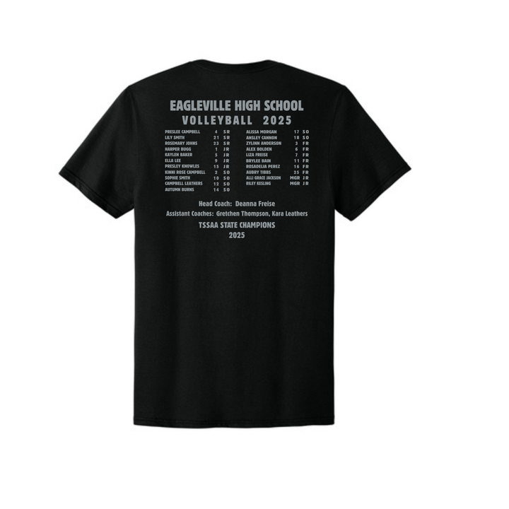 Volleyball State Champs T-Shirt | Eagleville High School