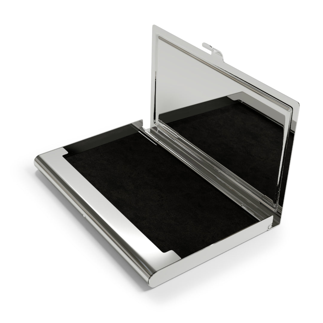 Ally Technical Logo Metal Business Card Holder — Professional Branded Card Case