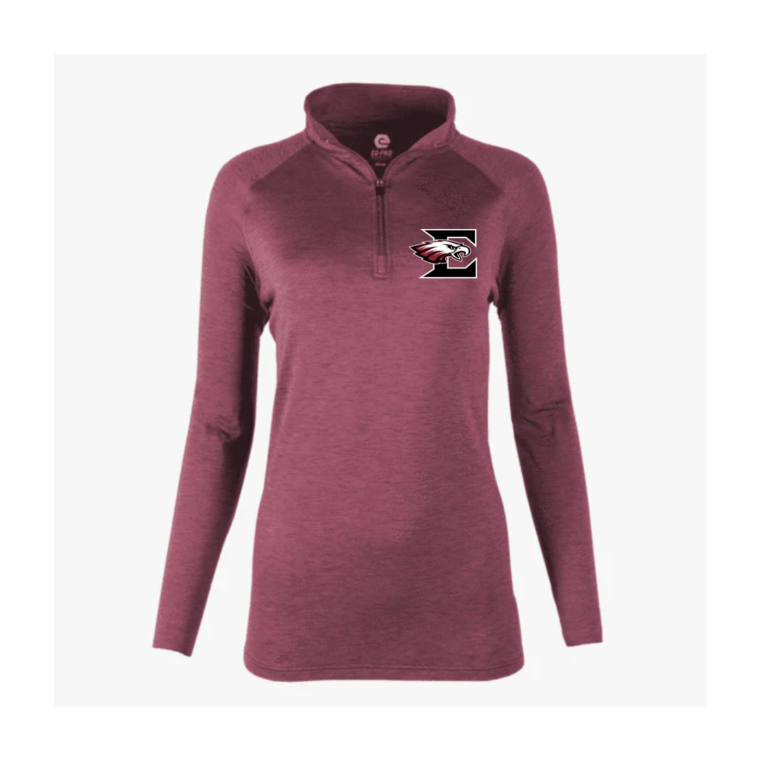 Women's Imperial Space Dye Men's Long Sleeve 1/4 Zip | Eagleville Staff