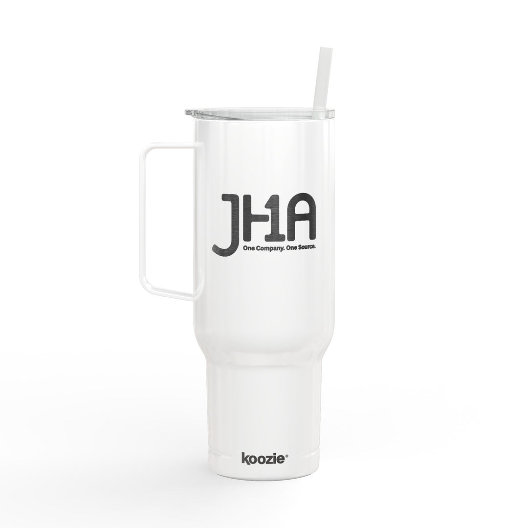 40oz Engraved Insulated Tumbler with Lid – JHA Monogram Travel Mug