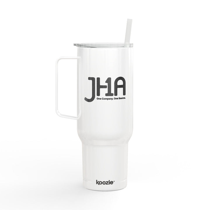 40oz Engraved Insulated Tumbler with Lid – JHA Monogram Travel Mug
