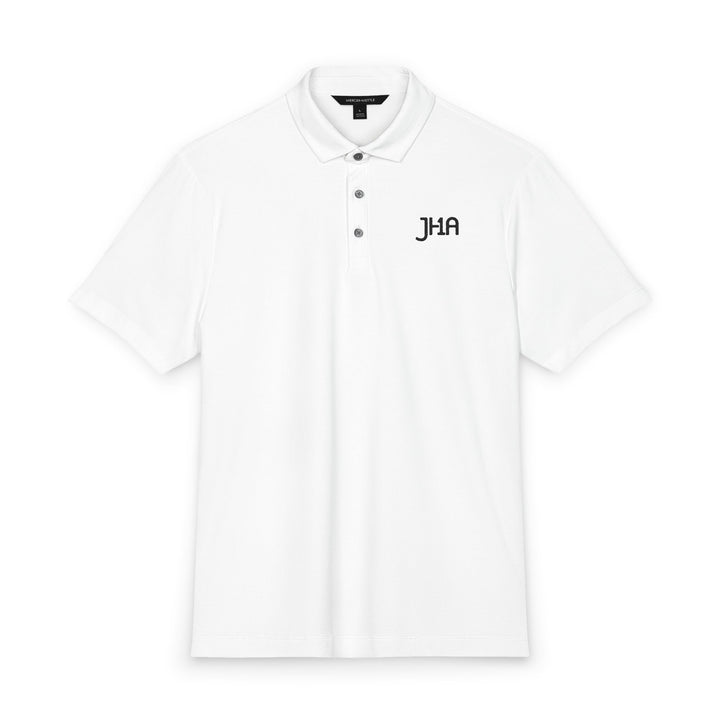 JHA Embroidered Mercer+Meddle Performance Polo (white)