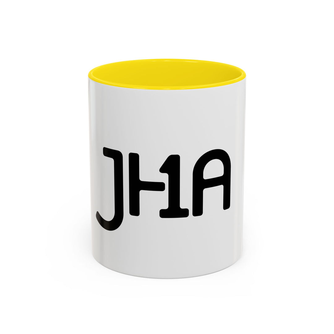 JHA Accent Coffee Mug — Minimal Monogram Ceramic Mug (11/15oz)
