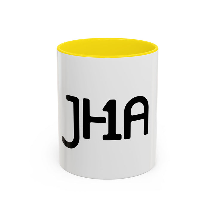 JHA Accent Coffee Mug — Minimal Monogram Ceramic Mug (11/15oz)