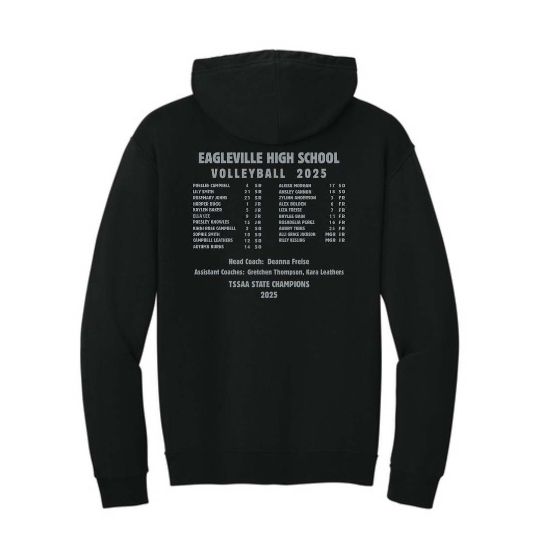 Volleyball State Champs Hoodie | Eagleville High School