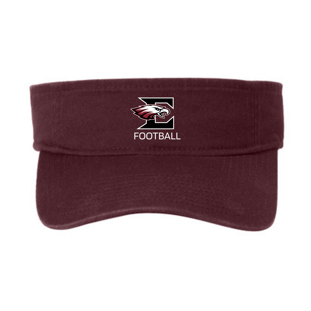Cotton Twill Visor | Eagleville Football 2026
