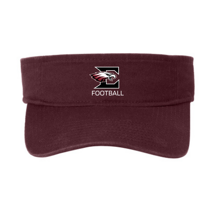Cotton Twill Visor | Eagleville Football 2026