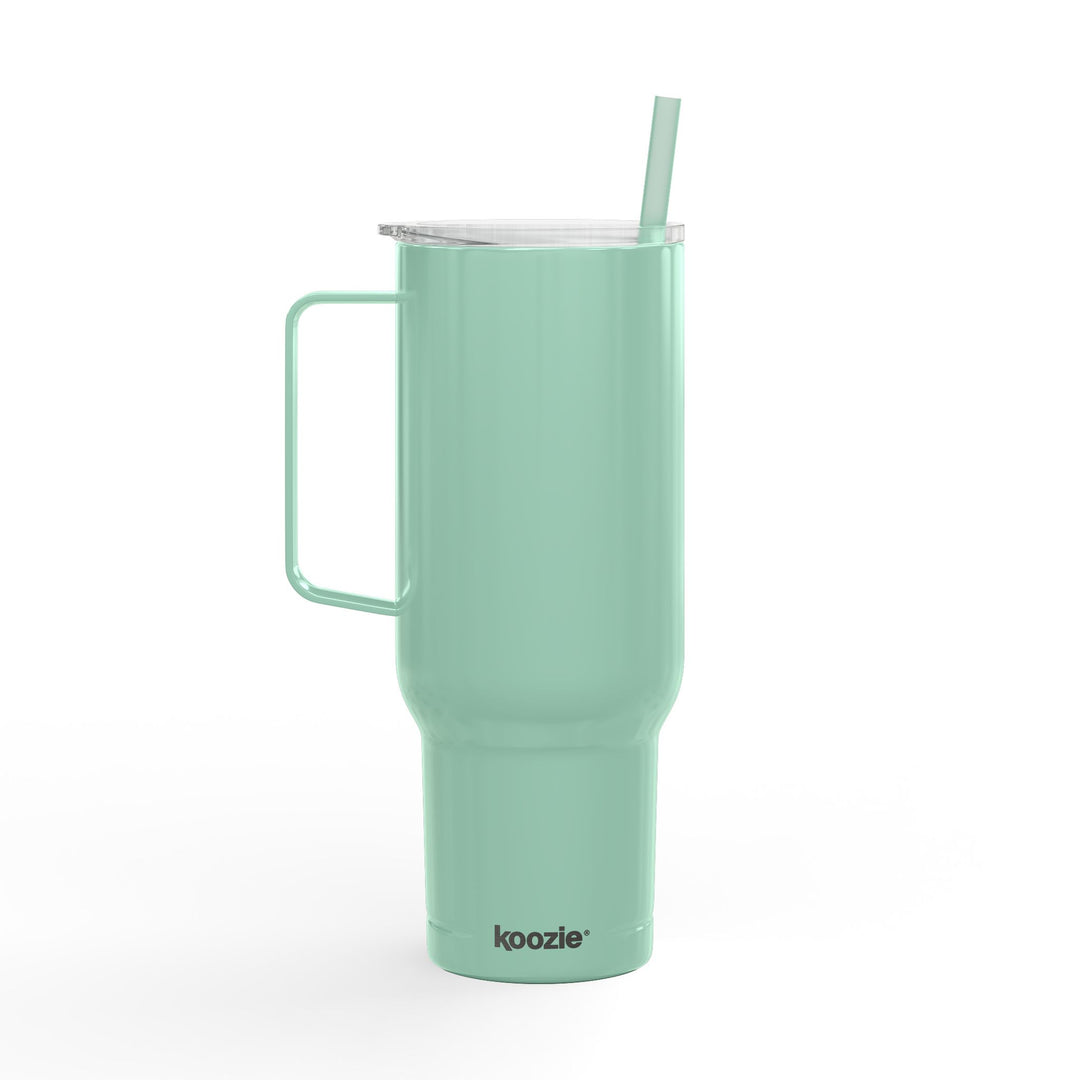 40oz Engraved Insulated Tumbler with Lid – JHA Monogram Travel Mug