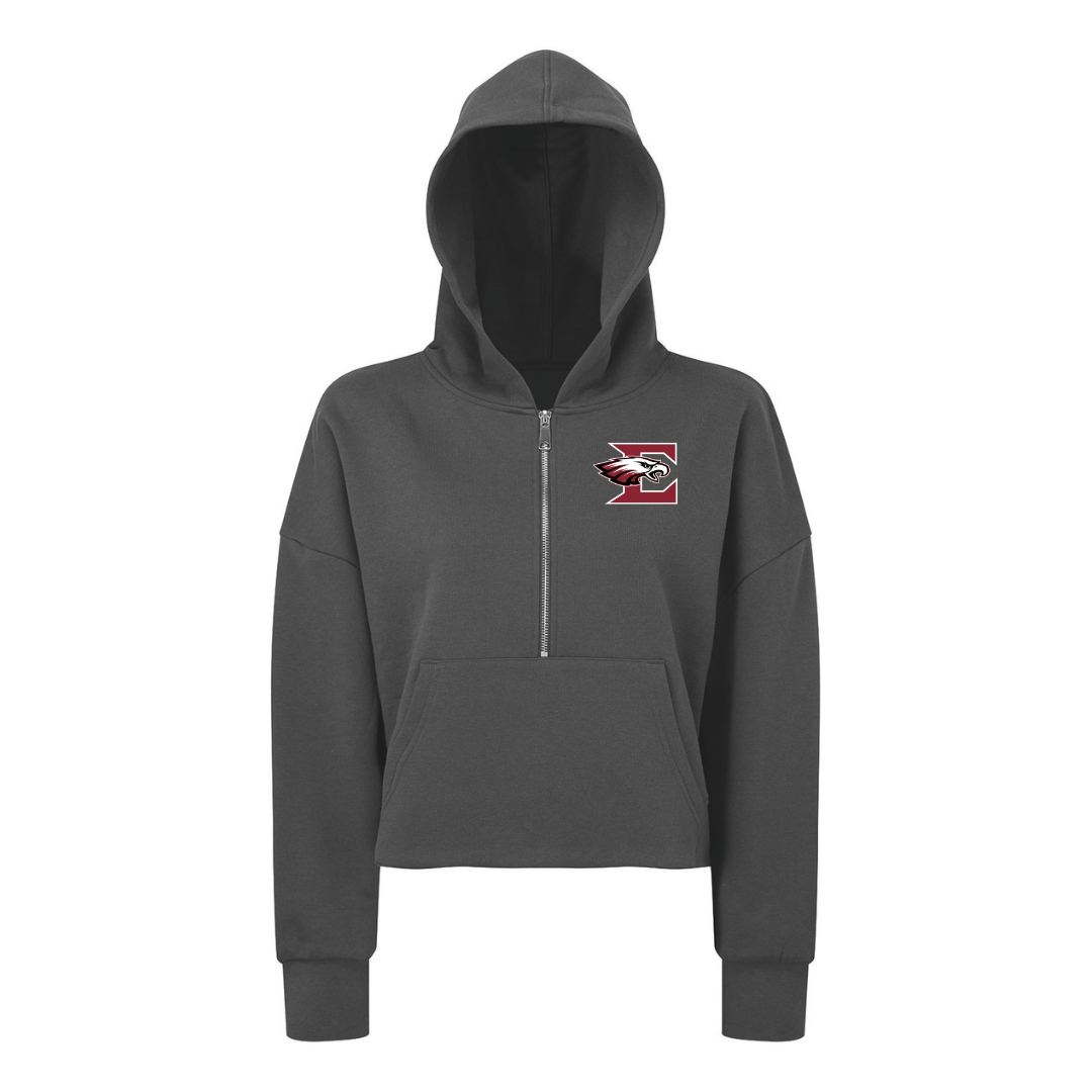 Ladies' Alice Half-Zip Hooded Sweatshirt | Eagleville Staff