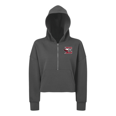 Ladies' Alice Half-Zip Hooded Sweatshirt | Eagleville Staff