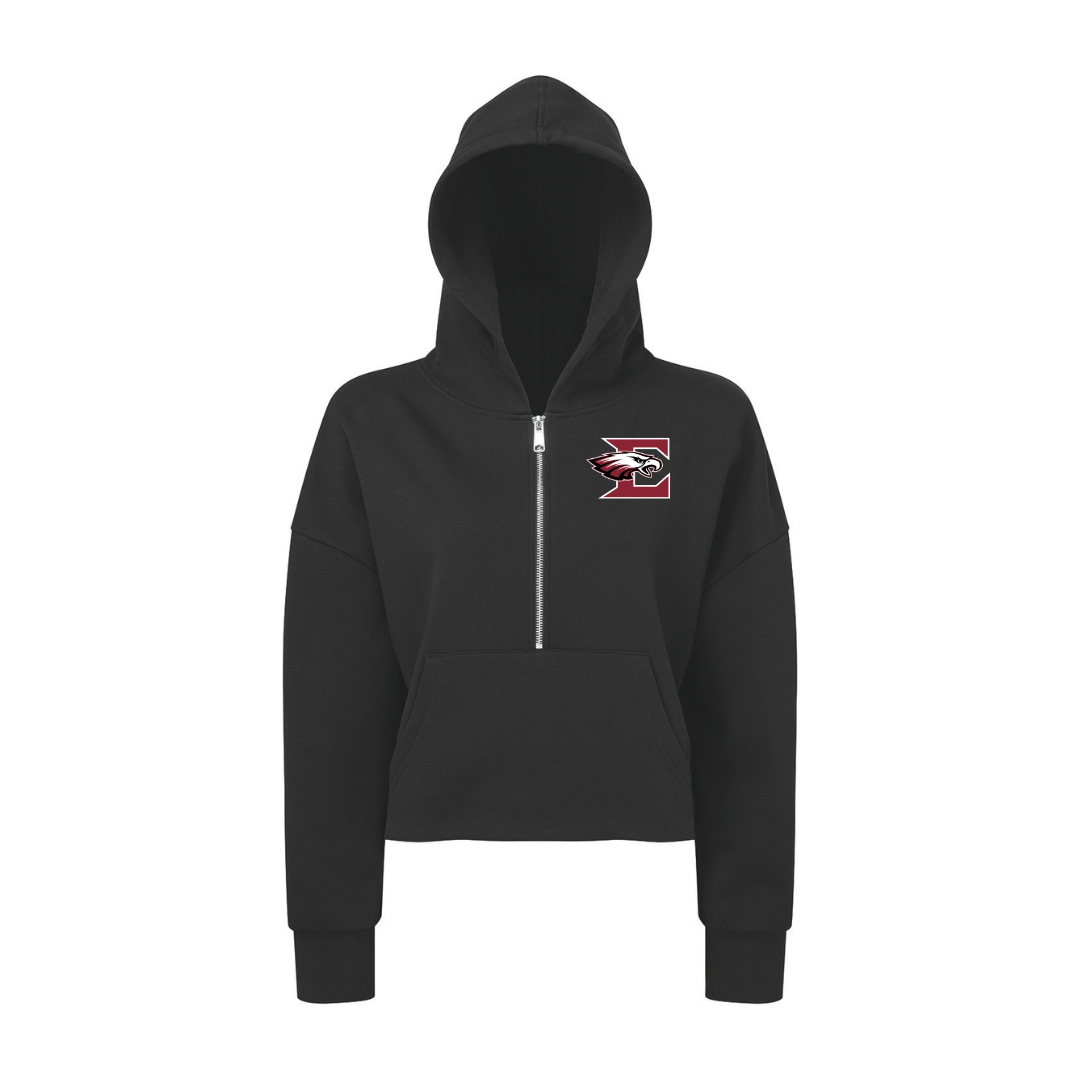 Ladies' Alice Half-Zip Hooded Sweatshirt | Eagleville Staff