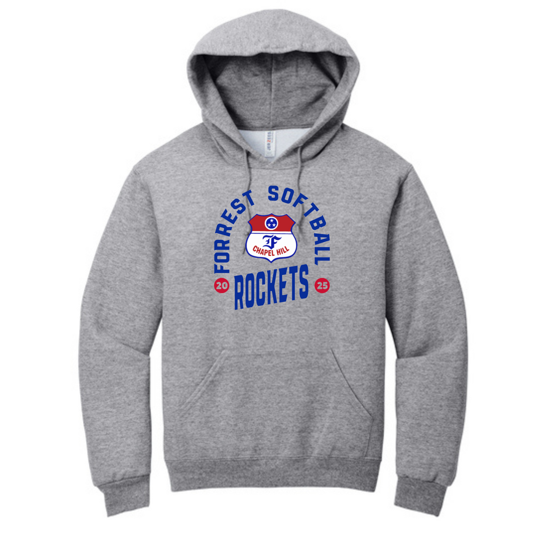 Jerzees Hoody with Forrest Softball Logo | Forrest Softball Parent Shop