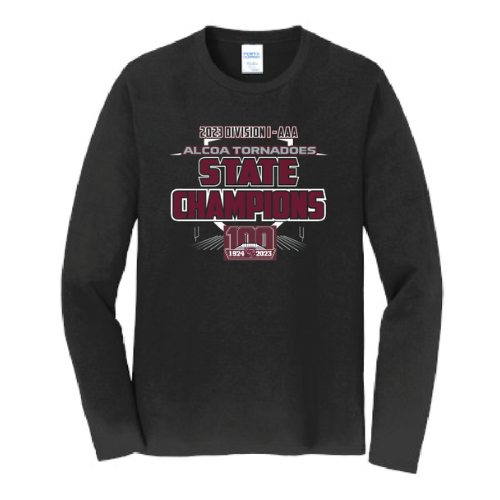 State Champions Long Sleeve T-Shirt | Alcoa Tornadoes Football