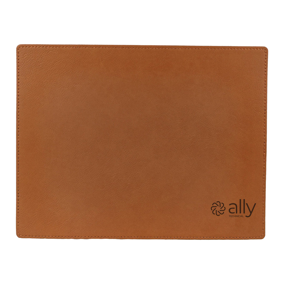 Ally Technical Executive Leather Mouse Pad