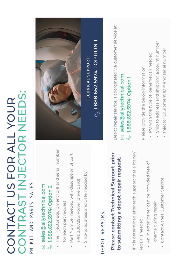 Ally Technical Contrast Injector Training Notebook