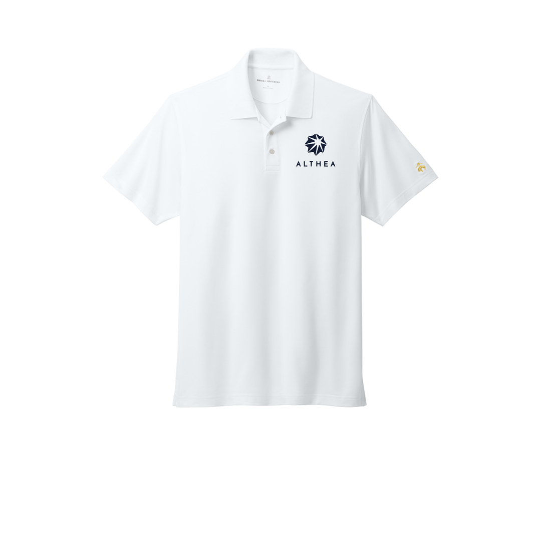 Althea Healthcare Brooks Brothers® Mesh Pique Performance Polo
