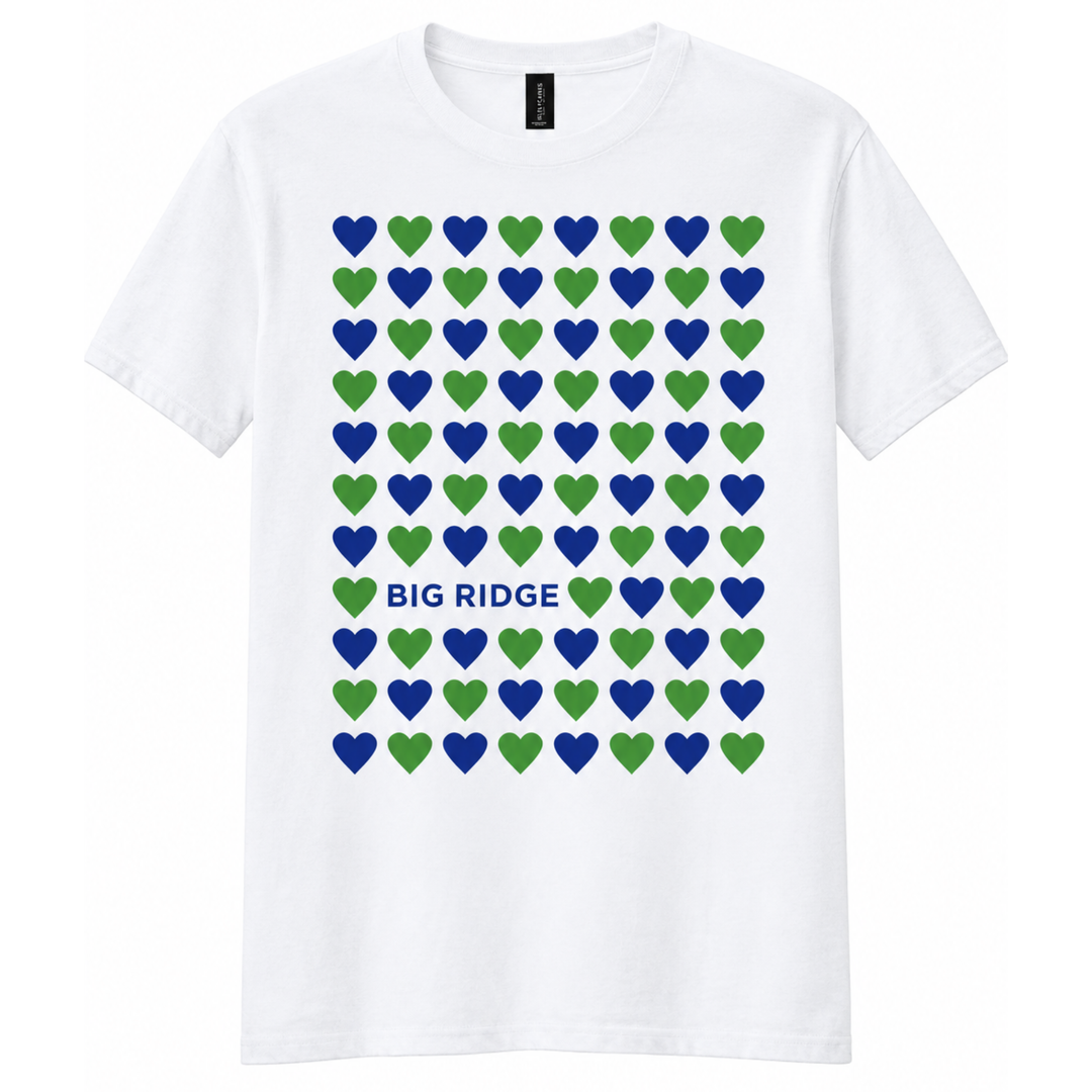 Big Ridge Hearts T-Shirt | Big Ridge Elementary School