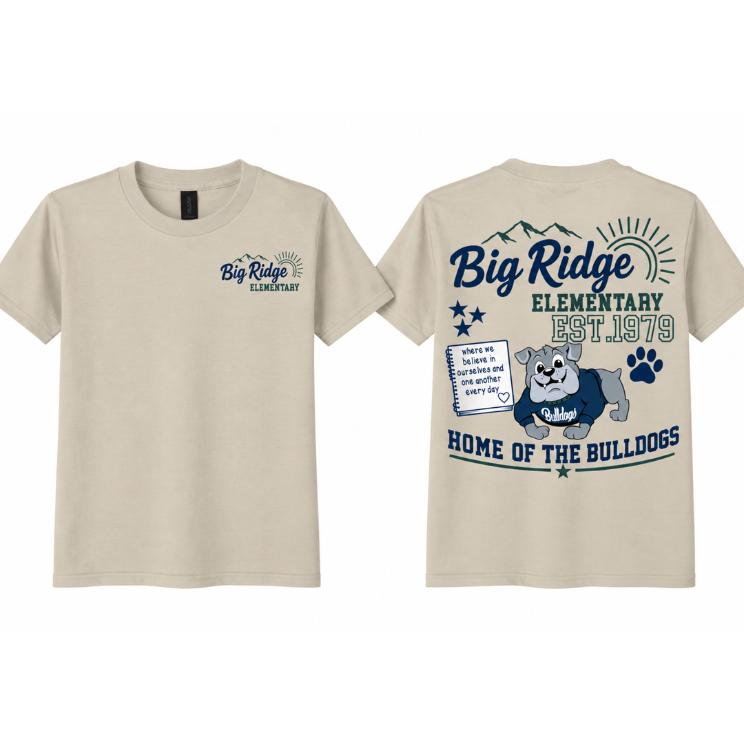Home of the Bulldogs T-Shirt | Big Ridge Elementary School