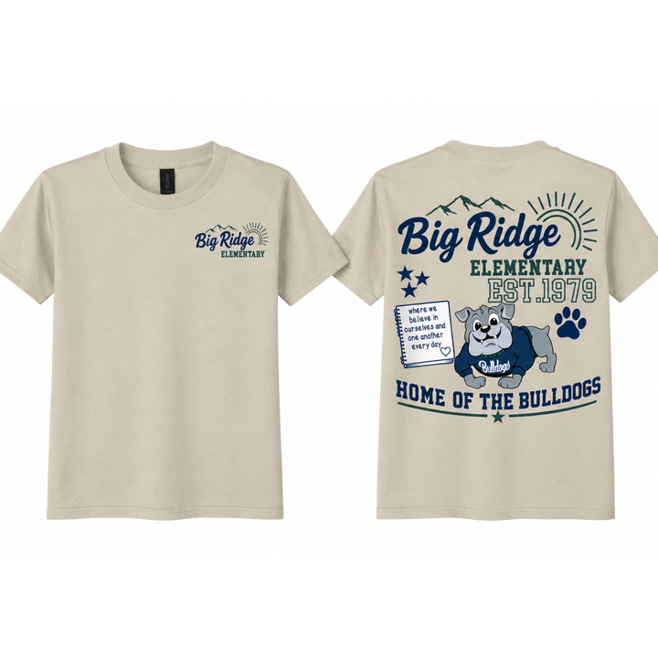 Home of the Bulldogs T-Shirt | Big Ridge Elementary School