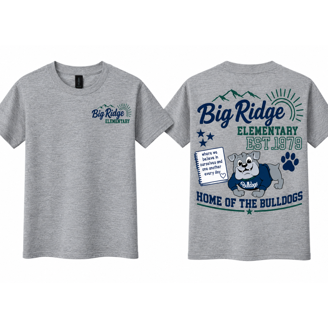 Home of the Bulldogs T-Shirt | Big Ridge Elementary School