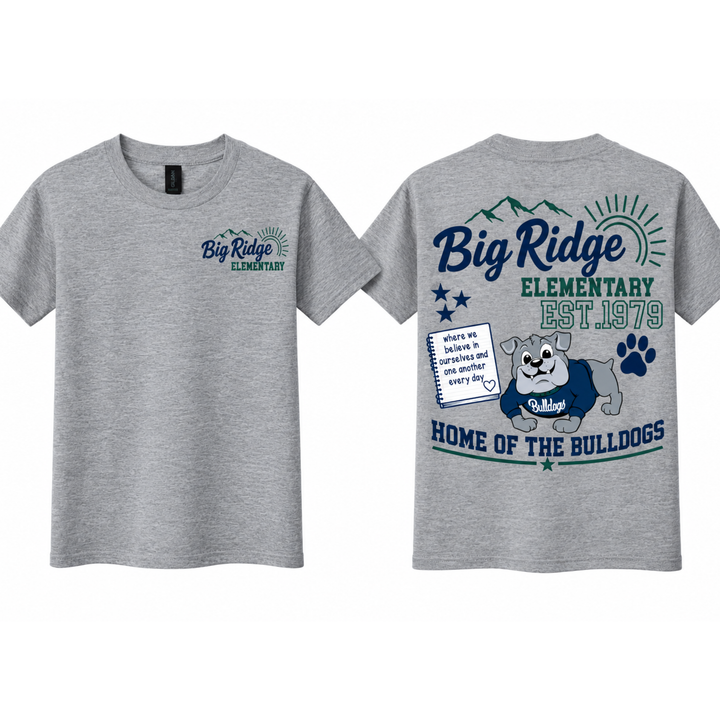 Home of the Bulldogs T-Shirt | Big Ridge Elementary School
