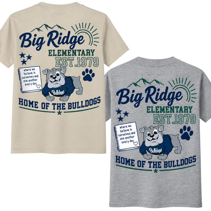 Home of the Bulldogs T-Shirt | Big Ridge Elementary School