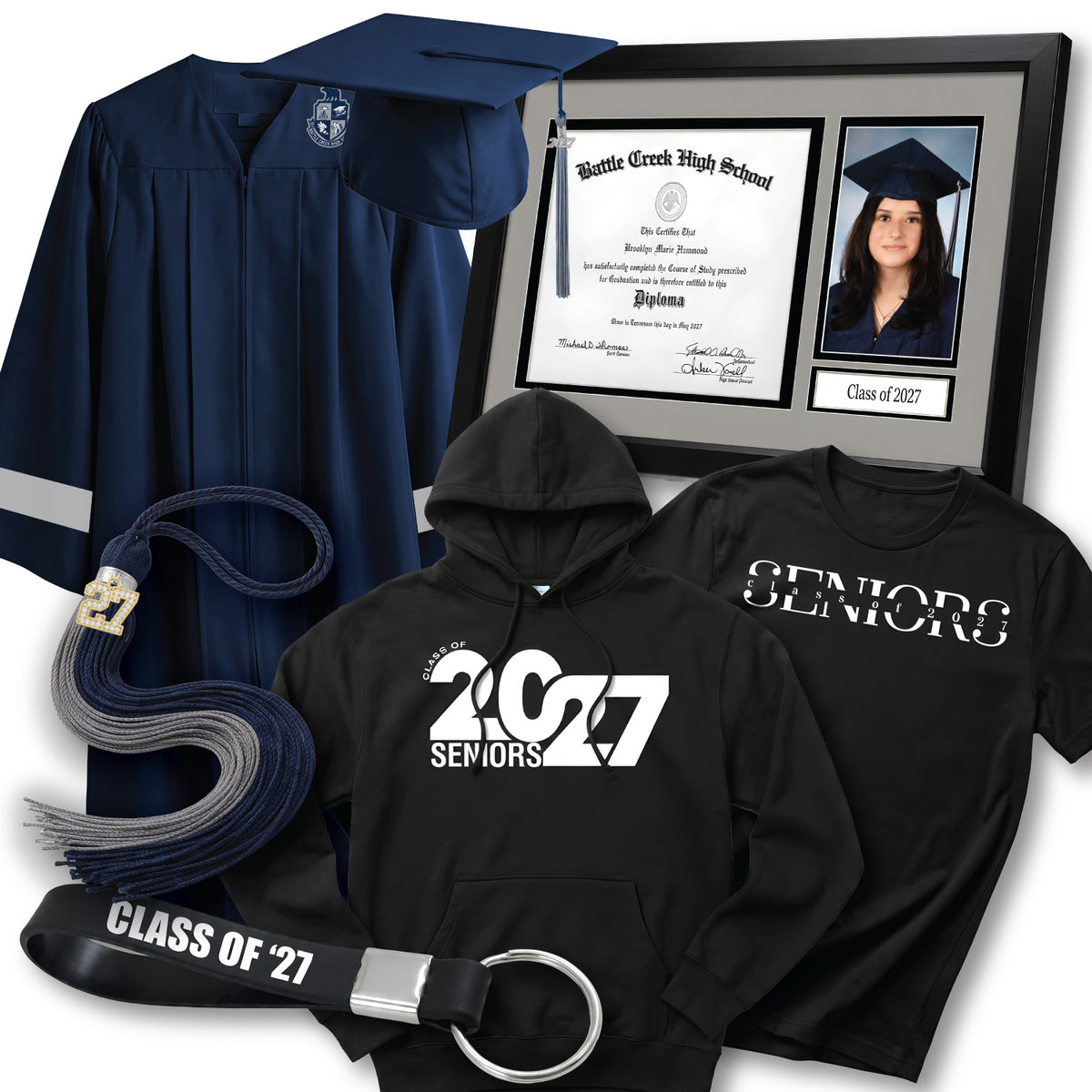 Cap & Gown Deluxe Package | Battle Creek High School
