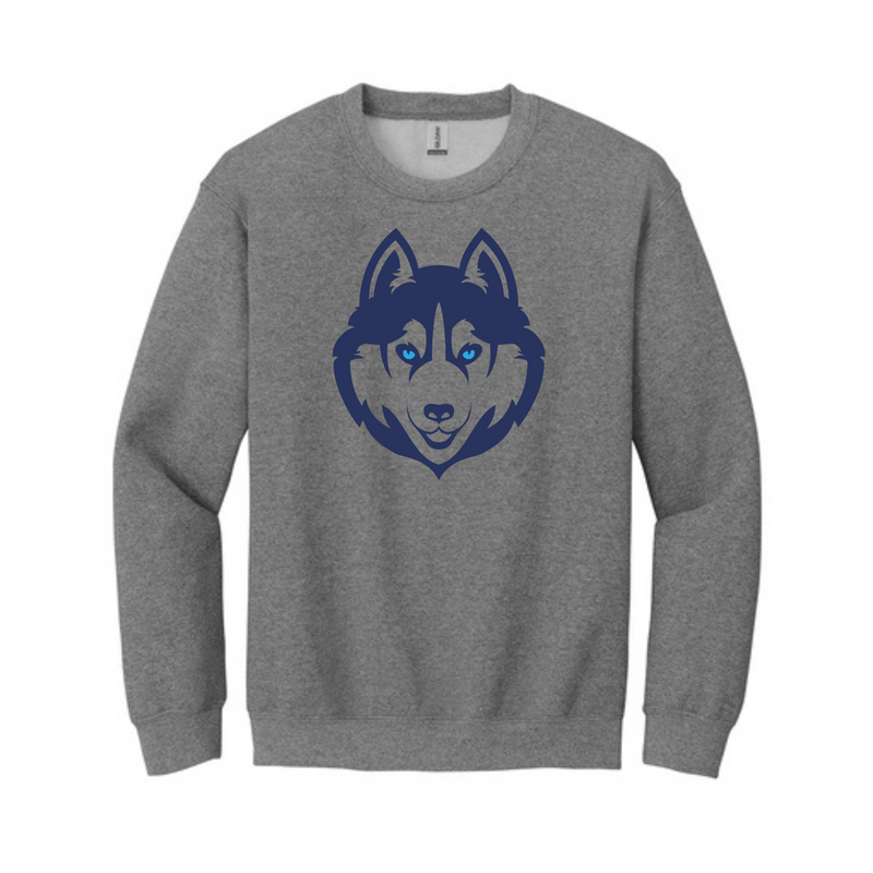 Husky w/ Blue Eyes Crewneck | Smyrna Primary School