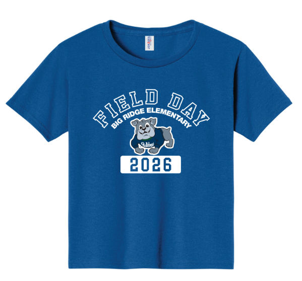 Royal Blue | 1st & 5th Grade | Big Ridge Elementary School Field Day Team shirts 2026