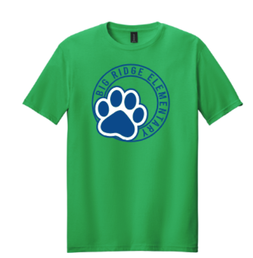 Big Ridge Elementary | Large Paw T-Shirt