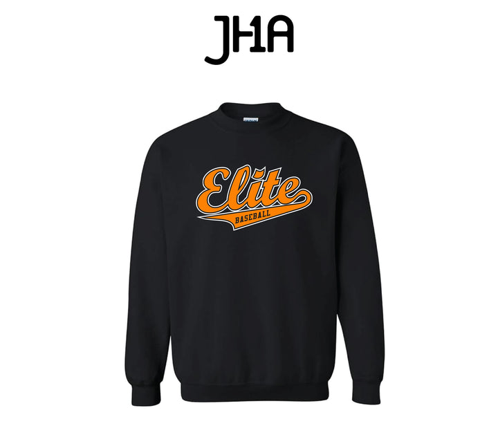Black Crewneck | Elite Baseball