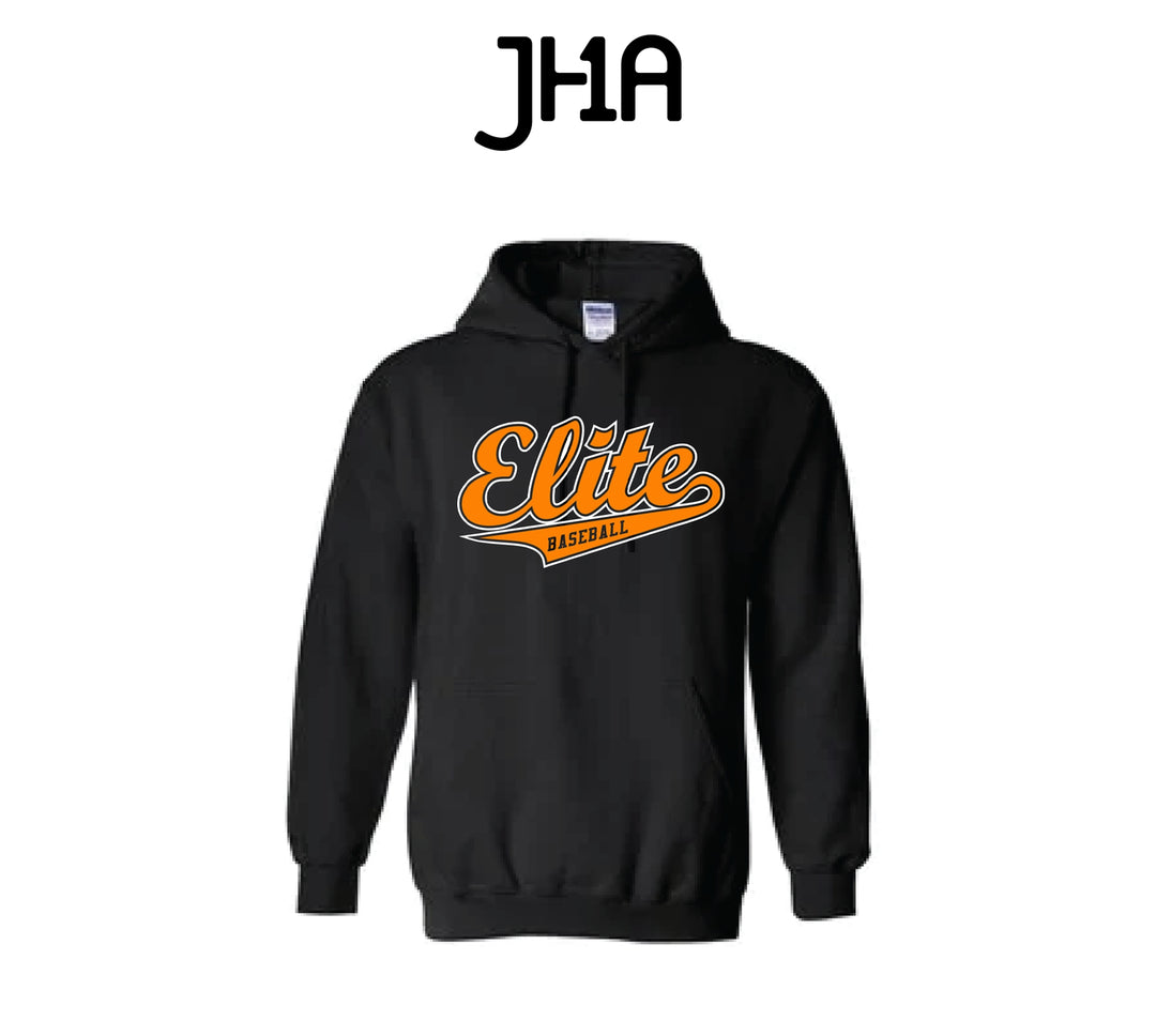 Black Long Sleeve Hoodie | Elite Baseball