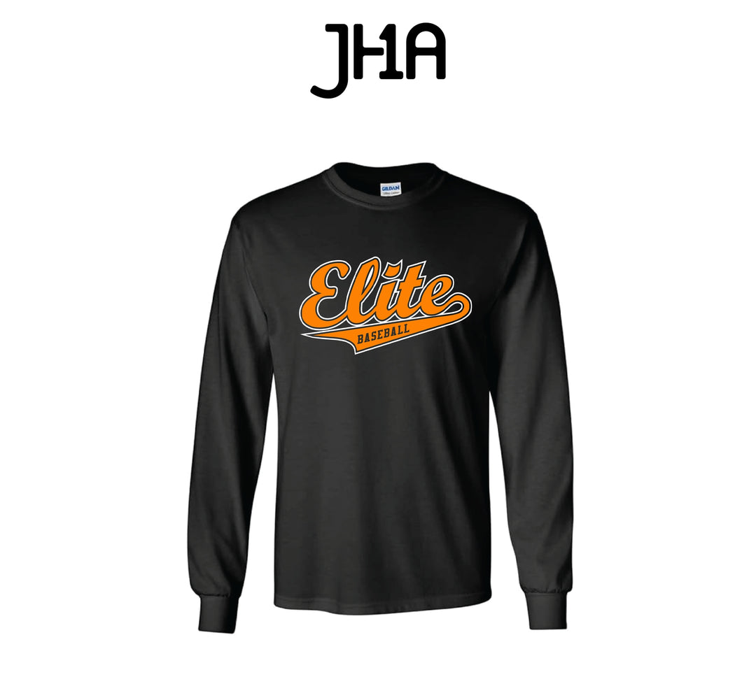 Black Long Sleeve T-Shirt | Elite Baseball