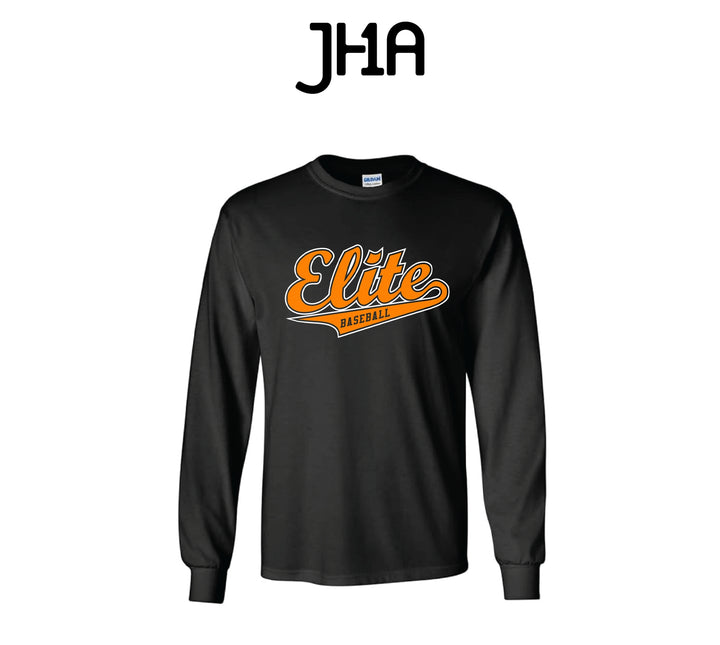 Black Long Sleeve T-Shirt | Elite Baseball