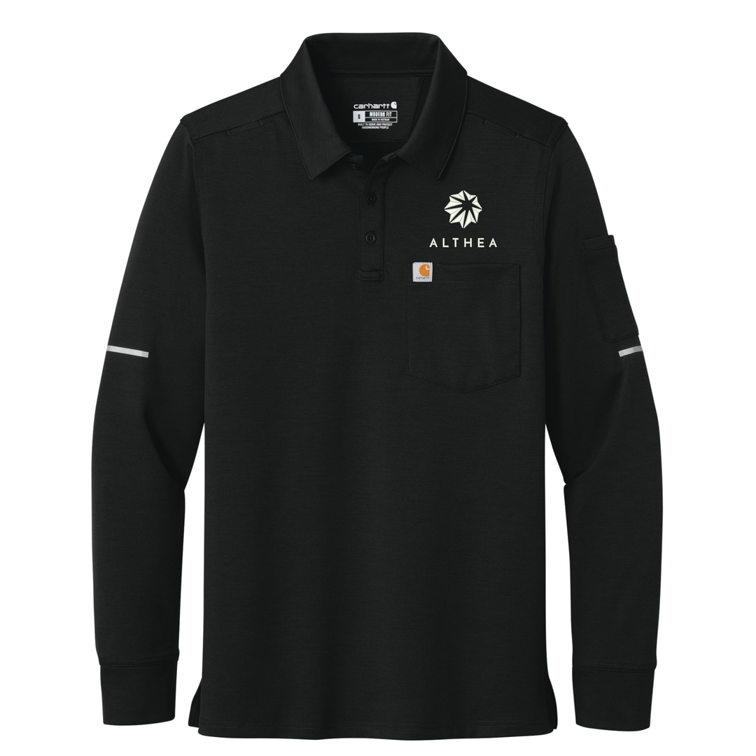 Althea Healthcare Carhartt® FLD & RSCU Long Sleeve Polo