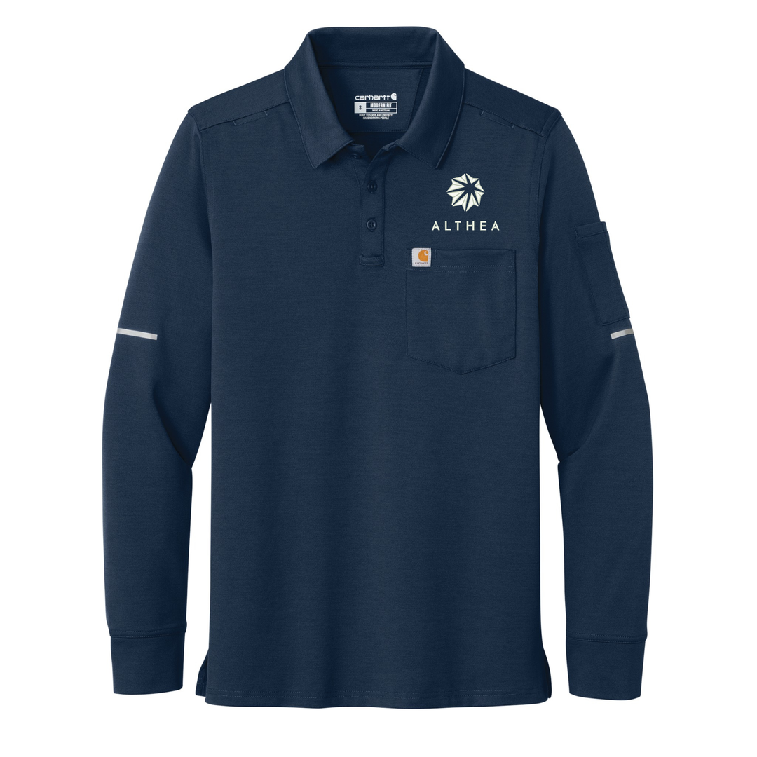 Althea Healthcare Carhartt® FLD & RSCU Long Sleeve Polo